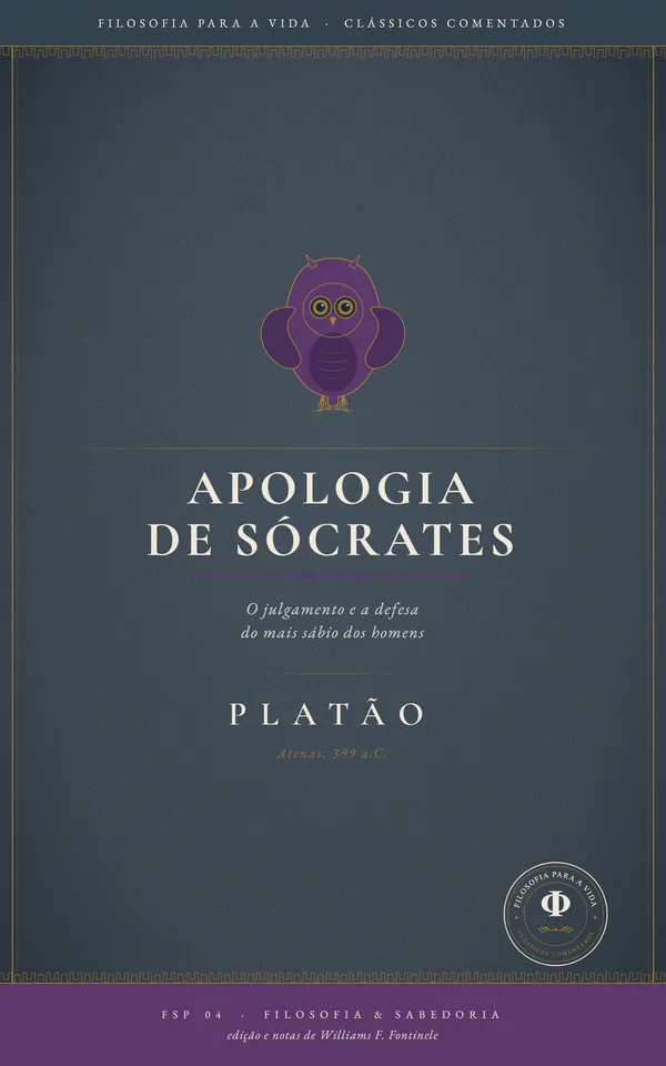 Capa de Apologia de Sócrates