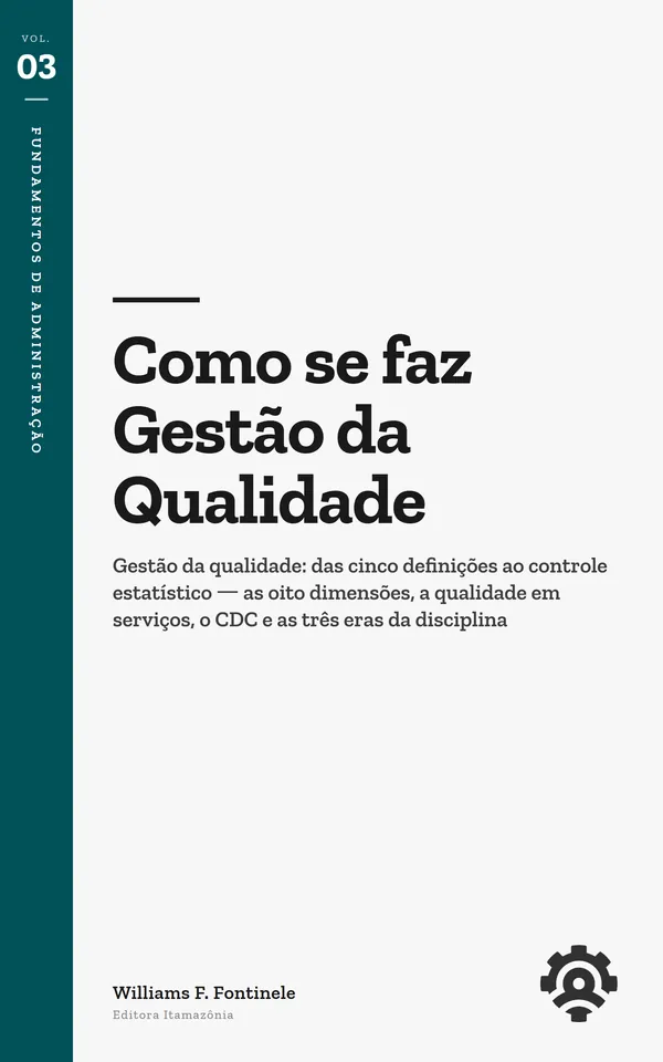 Capa de Como se faz Gestão da Qualidade